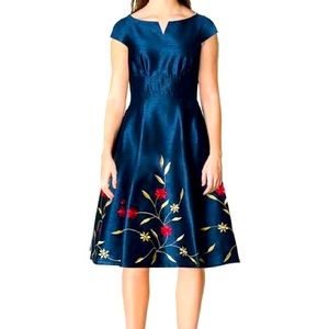 Custom a-line dress by eShakti